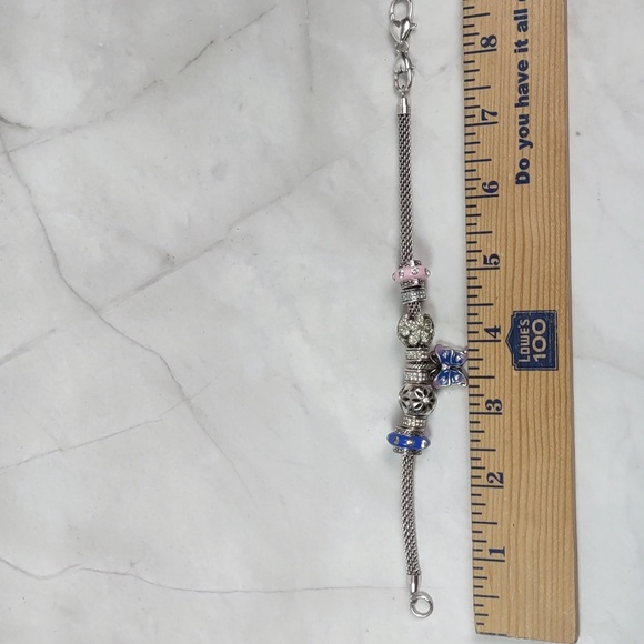 Pandora-style Charm Bracelet - Picture 3 of 6